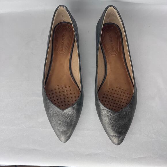 Corso Como Women's Flats Size 8M Julia Metallic Bronze Leather Loafers Shoes - Picture 1 of 10